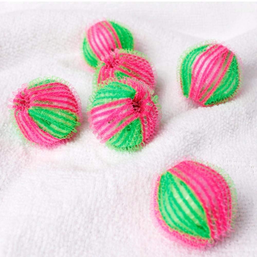 4 Shaped Household Laundry Ball Anti-Winding Cloth Care Cleaning Ball Soft Plastic Home Washing Machine Ball Dry Laundry Product,6pcs