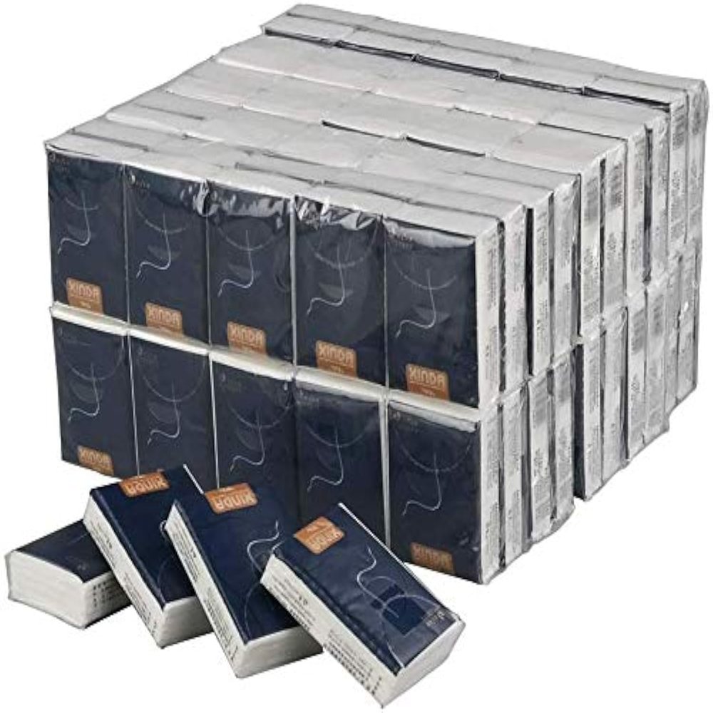 Ikando 150 Pack 6 Sheet Pocket Soft Facial Tissue Paper Handbag Tissues