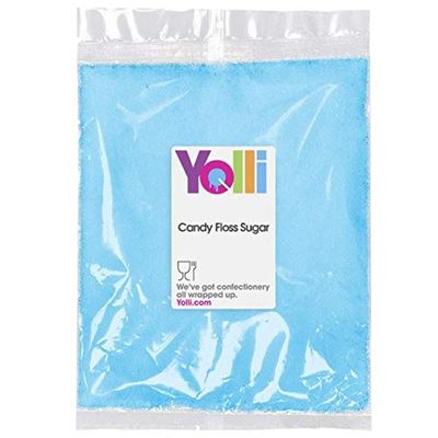 Blue Candy Floss Sugar 900g Strawberry Flavour