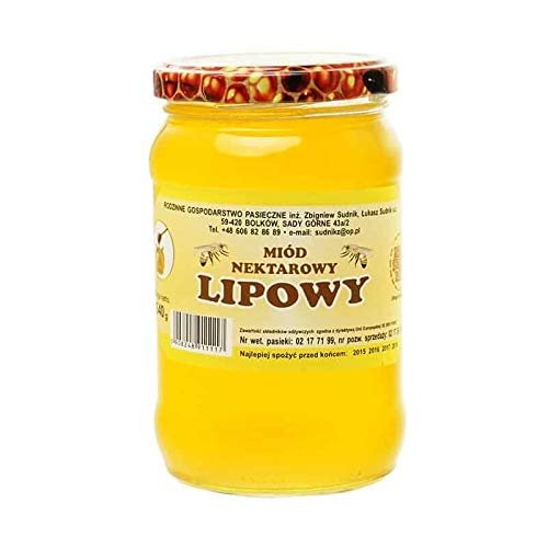 Linden Nectar Honey 500g Rodzinna Pasieka Sudnik