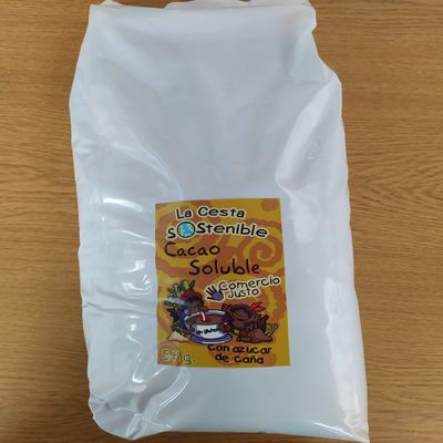 Instant Cocoa 5 kg Fair Trade Sustainable Basket (5.25 Euro/kg)