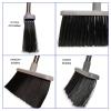 BristleComb Outdoor Broom and Dustpan Set Upright  64 Long Collapsible Broom and Dust Pan with Long Handle, Self Cleaning Comb & 2 Interchangeable Heads of Different Stiffness - Medium and Coarse view 3