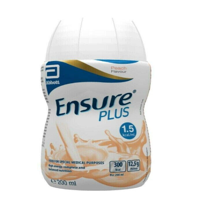 ENSURE PLUS MILKSHAKE STYLE ORIGINAL PEACH FLAVOUR - 200ML X 1