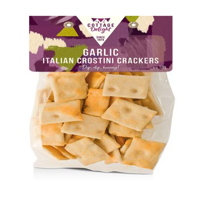 Cottage Delight Garlic Italian Crostini Crackers