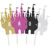 Crafty Toppers Glitter Fairytale Castle Cake Topper (Black Glitter) view 2