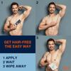 NO HAIR CREW Body Hair Removal Cream for Men Pack of 3 (3 x 200 ml)  For Chest, Back and Underarms  Gentle and Effective Depilation without Cuts or Razor Burn view 4