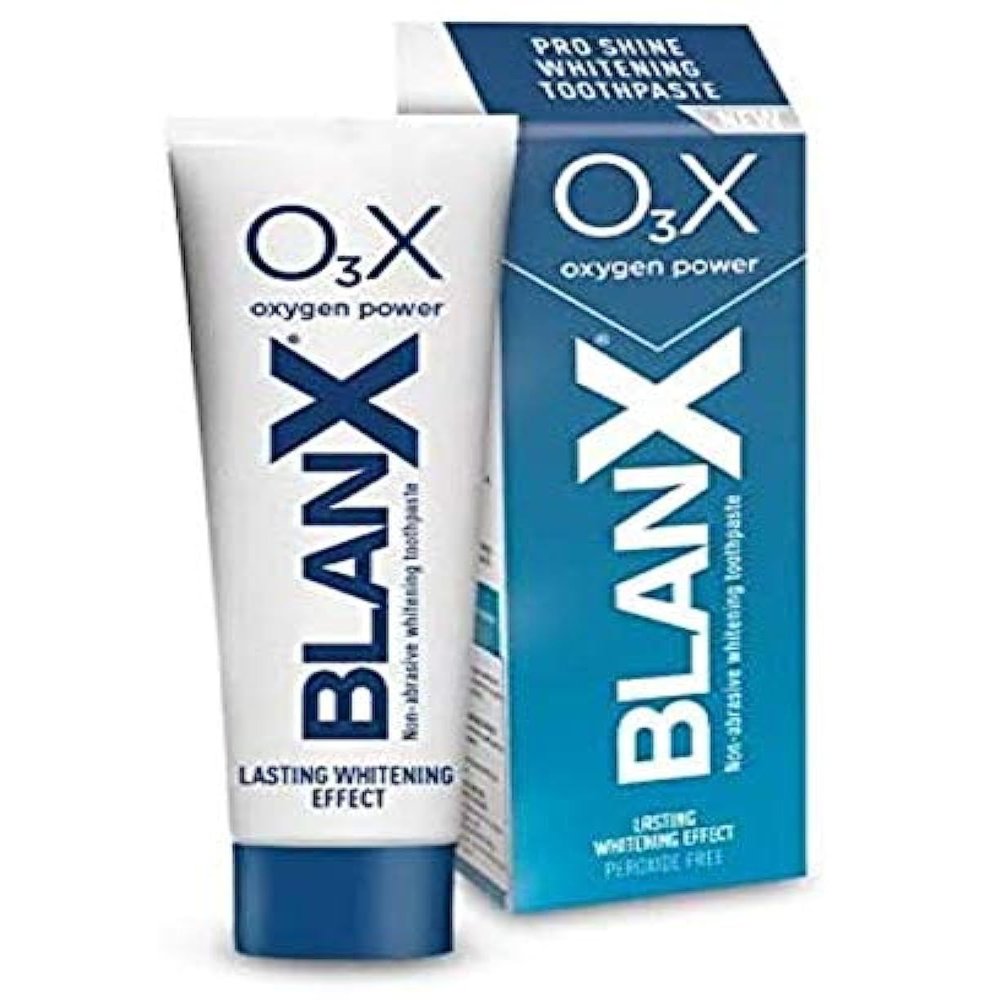 BlanX Pro Shine Whitening O3X Oxygen Power Non-Abrasive Peroxide Free Toothpaste - 75ml (1)