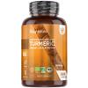 Organic Turmeric and Black Pepper Capsules - with Organic Ginger - 365 Capsules - 1 Year Supply - 1 per Day - Soil Association Certified Turmeric Supplement for Men & Women - Vegan & Gluten-Free view 1