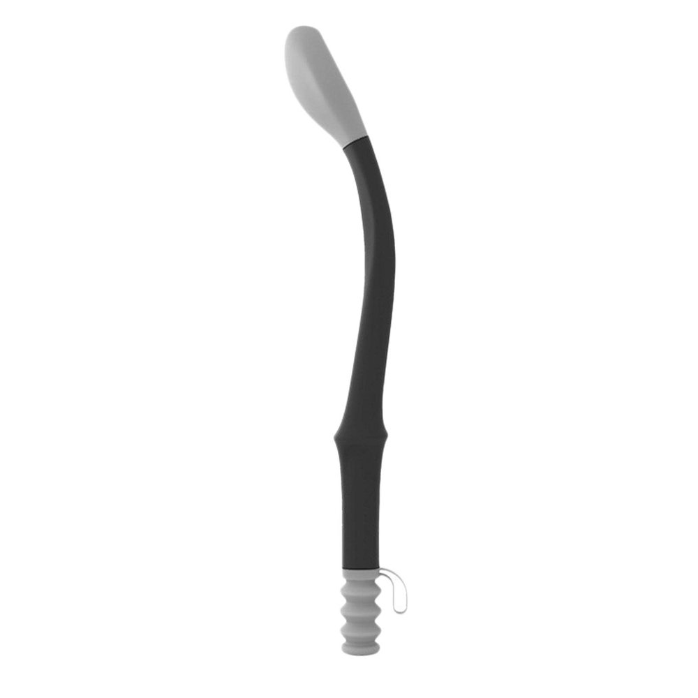 15" Toilet Aid Long Reach Comfort Bottome Wiper for Toilet Paper Grip Gray, Grey