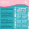UKHealthHouse Premium Folic Acid 400mcg x 60 - B Vitamin 100% Daily Value Supplements Supports Maternal Tissue Growth Reduce Tiredness & Fatigue Vegan & Gluten Free view 4