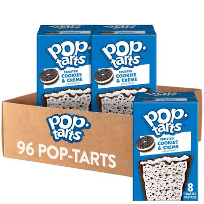 Pop-Tarts Pastry, Frosted Cookies and Cream Toaster, 384 g (Pack of 12)
