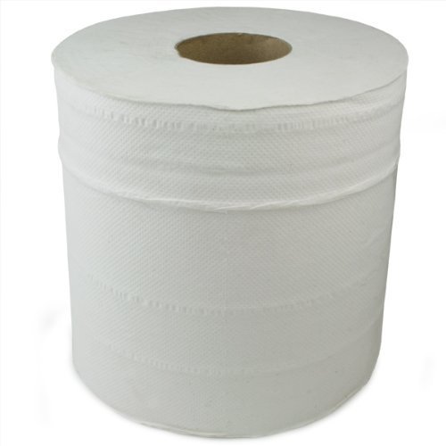 3 X Centre Feed Rolls White - Pack of 6 Paper Towel, Hand Towel