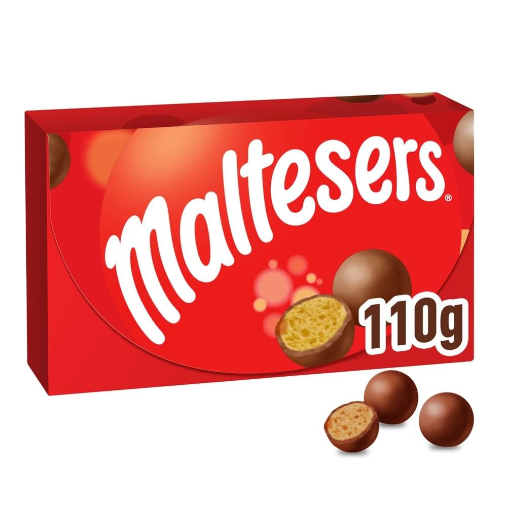 Maltesers Chocolate Gift Box, Milk Chocolate & Honeycomb, 110g, Ideal for Mothers Day, Easter, Ramadan, Gifting, Snacks and Sharing