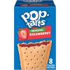 Kelloggs Pop Tarts Unfrosted Strawberry 8 Pastries 384g view 1