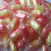 Rhubarb and Custard Hard Boiled Fruity Sweets Wrapped Traditional red Yellow (200g) view 1