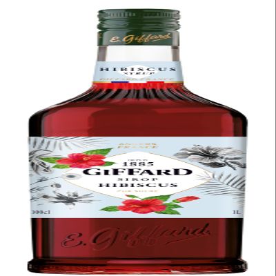 Giffard Hibiscus Syrup Syrups and Cordials
