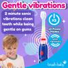 Brush-Baby - Rocket KidzSonic Kids Electric Toothbrush, 3+ Years - DeepClean Bristles, Suction Base - Fun Design with Flashing Disco Lights - 2 x Replacement Heads & 1 x AAA Battery view 4