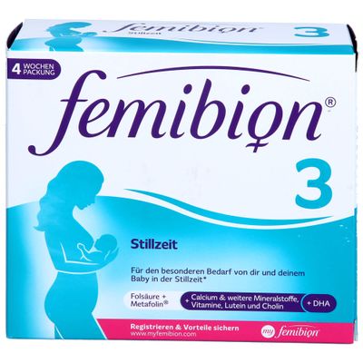 Femibion 3 Stillzeit Tabletten und Kapseln, 28 pcs. Daily portions