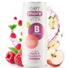 Get More Vits - B Vitamins Sparkling Apple & Raspberry Flavoured Spring Water (12 x 330ml), Supports Energy Release, Tackle Tiredness & Fatigue, Natural Flavours, Sugar Free, Low Calorie, Vegan view 1
