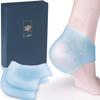 SMATIS Heel Sleeves, 2PCS Heel Cushion Gel Heel Protector for Plantar Fasciitis Achilles Tendonitis Bone Spur Aching Feet Relieve Pain view 1