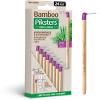 Bamboo Right Angle Piksters | Interdental Brushes | Sizes 00,1,3,5 | 24 Pack (24 Pack, Size 1 (Purple)) view 1