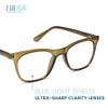 2SeeLife Blue Light Reading Glasses for Men & Women Small-Medium Fit, Sturdy Frame, Spring Hinges, Premium Readers, Green, +2.25 view 2