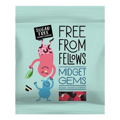 10 x Free From Fellows Sugar Free Midget Gems Sweets 100g