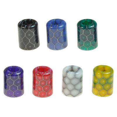 Armerah Drip Tip Mouthpiece for Lost Vape Orion Pod Narrow Cobra Epoxy Resin 3 Pack Assorted