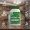 Alpha Lipoic Acid (ALA) 600mg Vegecaps | Vegan Certified | Non GMO and Hypoallergenic | Universal Antioxidant | Supports Healthy Glucose Metabolism | by Health Thru Nutrition (Pack of 120) view 3