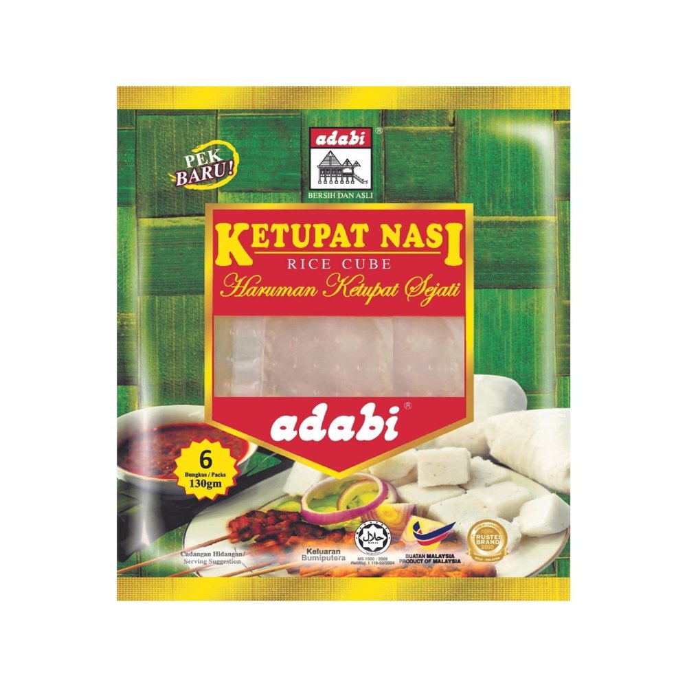 ADABI Rice Cube KETUPAT NASI 130GX6 780G