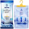 Dry & Dry 5 Packs [Net 14.1 Oz/Pack] Moisture Absorbers to Control Excess Moisture for Basements, Closets, Bathrooms, Laundry Rooms. - Ultra Strong Hanging Moisture Absorbers view 2