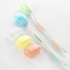 5 Pieces Travel Portable Toothbrush Head Covers Toothbrush Protective Case Toothbrush Head Protector Cap view 3