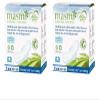 10 Masmi Ultra-Thin Organic Cotton Night Pads with Wings Individually Wrapped 100% Biodegradable, Perfume Viscose Rayon Chlorine Dioxin Free (2) view 1