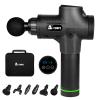 ACTION Massage Gun New Upgraded Muscle Massager Ultra-Quiet 30 Speeds Level Deep Tissue Massager for Muscle Tension Relief (Black) view 1