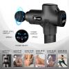 ACTION Massage Gun New Upgraded Muscle Massager Ultra-Quiet 30 Speeds Level Deep Tissue Massager for Muscle Tension Relief (Black) view 4