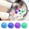 Plastic Natural Washing Dryer Balls No Chemical Soften Fabric Wash Clothes Cleaning Laundry Ball Random Color Two Sizes Choose,Random Color 5.5cm view 2