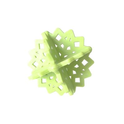 Washing Machine Hair Removal Device Clothes Clean Laundry Ball Retaining Filter Snowflake Hollowed Out Anti-Winding Laundry Ball,1pcs Green,China