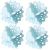 Washing Machine Hair Removal Device Clothes Clean Laundry Ball Retaining Filter Snowflake Hollowed Out Anti-Winding Laundry Ball,1pcs Green,China view 4