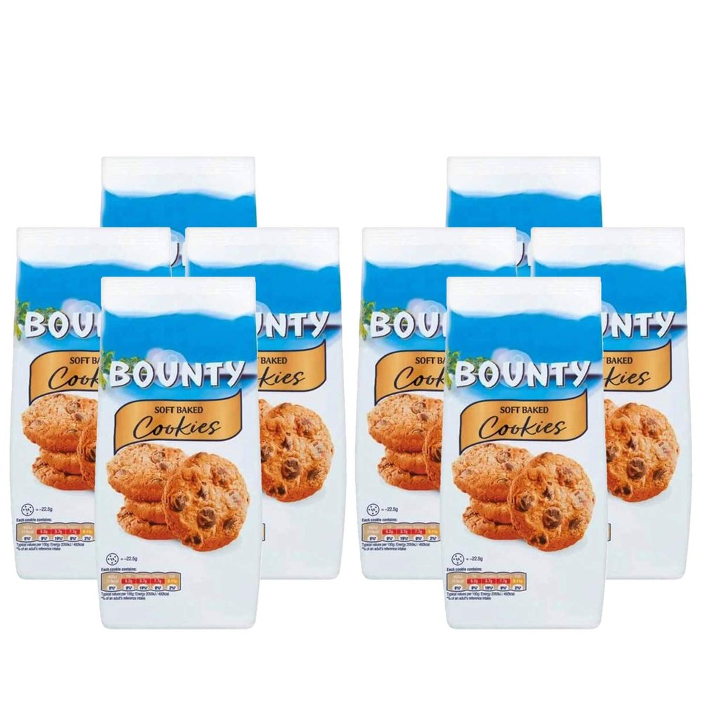 Bounty Soft Baked Cookies, Pack of 8, 1.44 kg