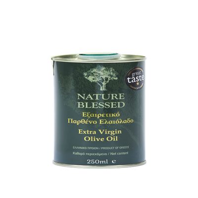 Nature Blessed Greek Extra Virgin Olive Oil 250 ml Tin Can