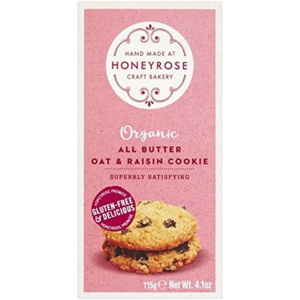 Honeyrose Bakery - All Butter Oat & Raisin Cookie 115g, 0.12 kg
