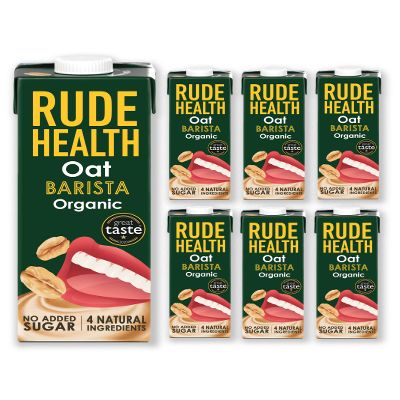 Rude Health Organic Oat Barista Drink 1 Litre. (Pack of 6)