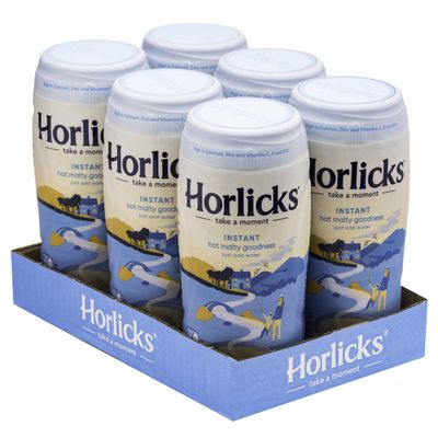Horlicks Hot Malty Goodness Jars (Instant, 6x 500g Jars)