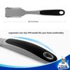 MR.SIGA Dish Brush with Non Slip Handle Built-in Scraper, Scrub Brush for Pans, Pots, Kitchen Sink Cleaning, 2 Pack view 3