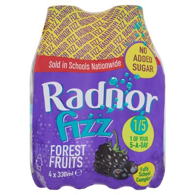 Radnor Fizz Forest Fruits Drink, 4 x 330ml