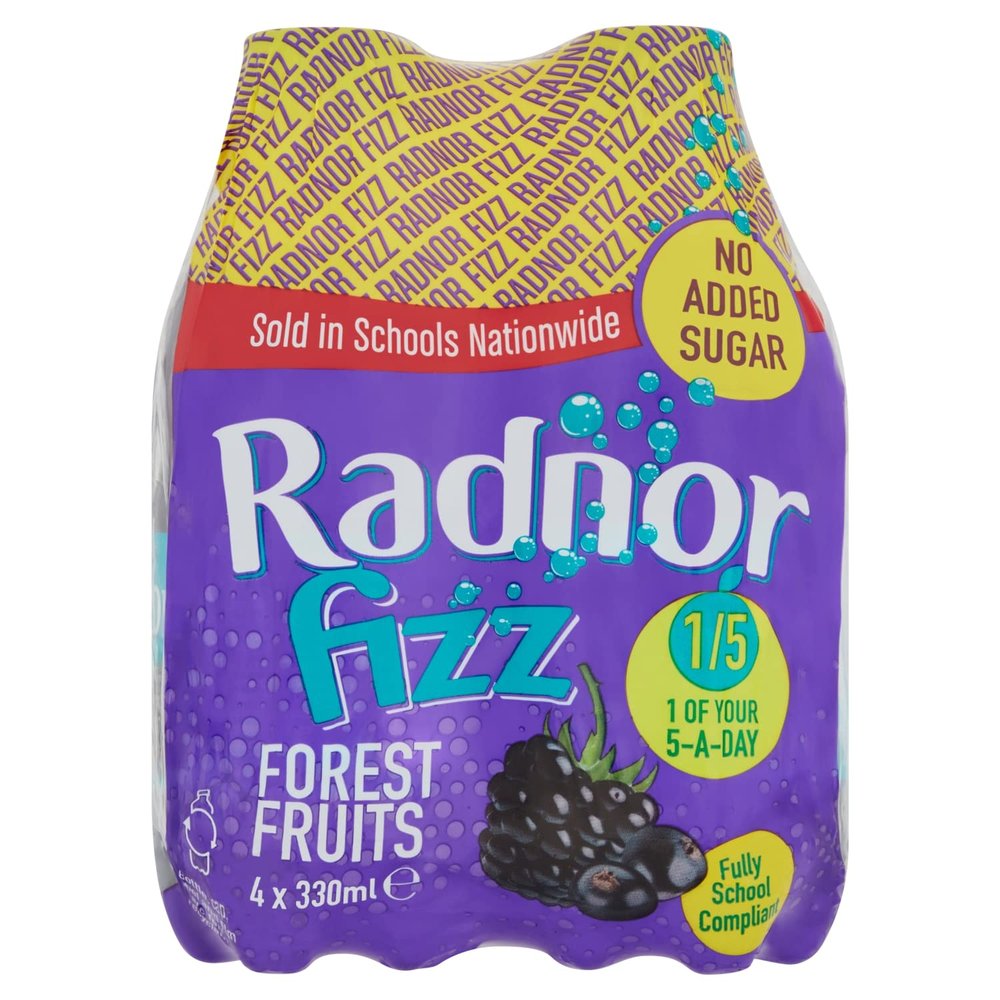 Radnor Fizz Forest Fruits Drink, 4 x 330ml