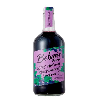Belvoir Farm 100% Natural Blackcurrant Cordial, 750ml