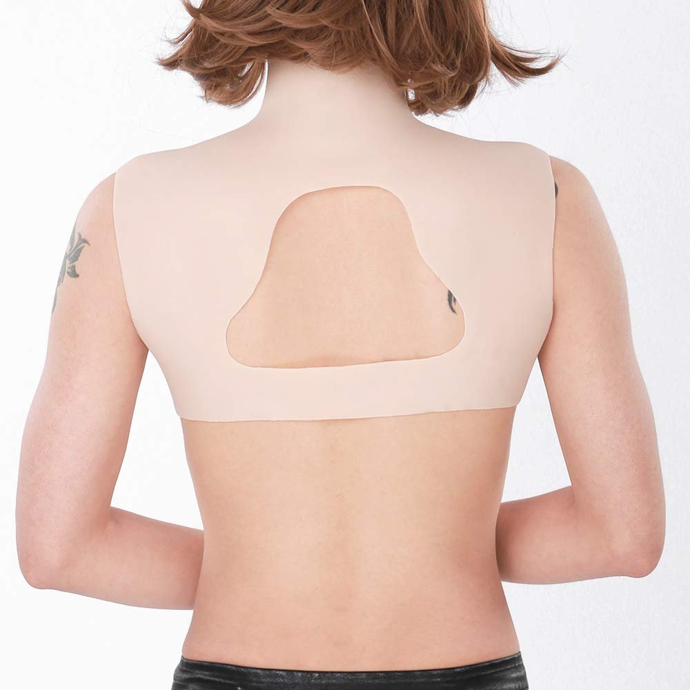 KerJary Silicone Fake Breast Forms/Realistic Boobs for Crossdresser Transgender Costume, Fluidity Silicone Fillier,Ivorywhite,BCUP