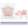 KerJary Silicone Fake Breast Forms/Realistic Boobs for Crossdresser Transgender Costume, Fluidity Silicone Fillier,Ivorywhite,BCUP view 4