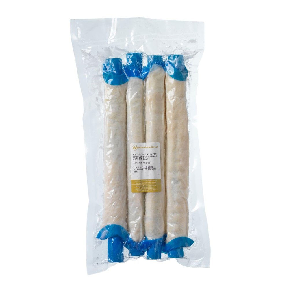 Weschenfelder Home Pack Natural Hog Casings Spooled 34mm (40mtr)
